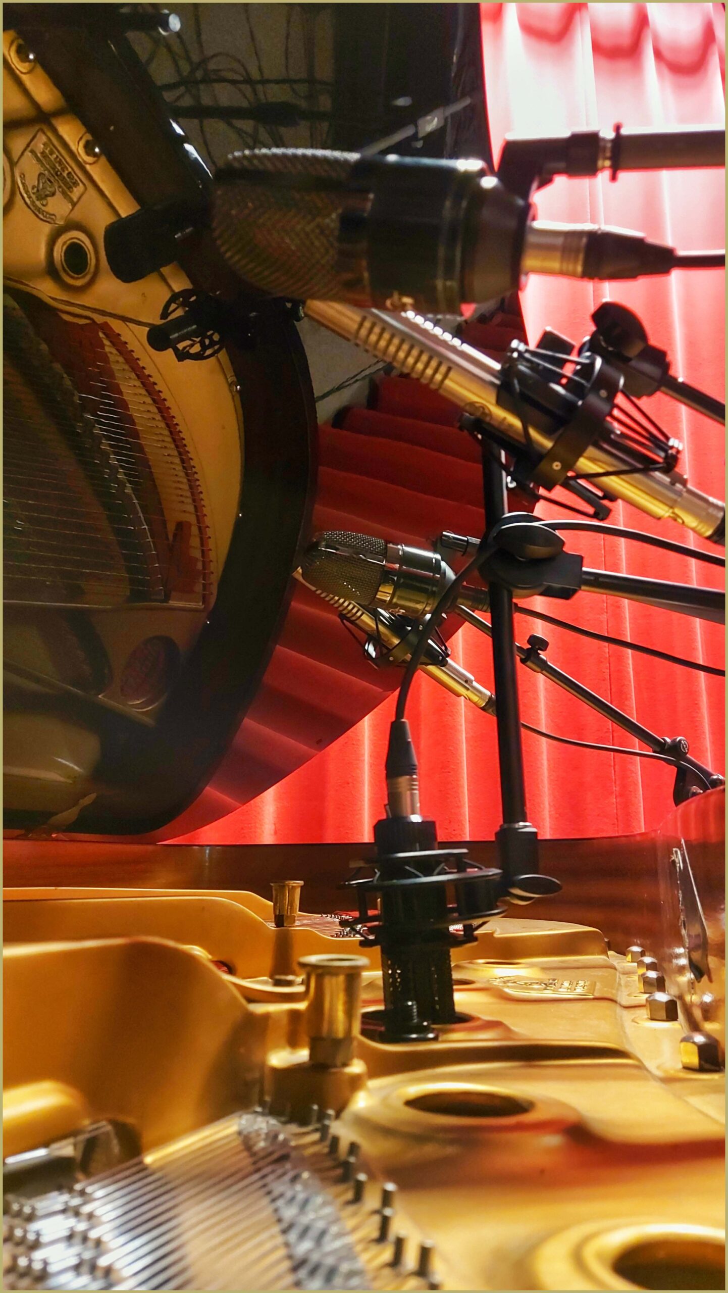 Piano recording setup